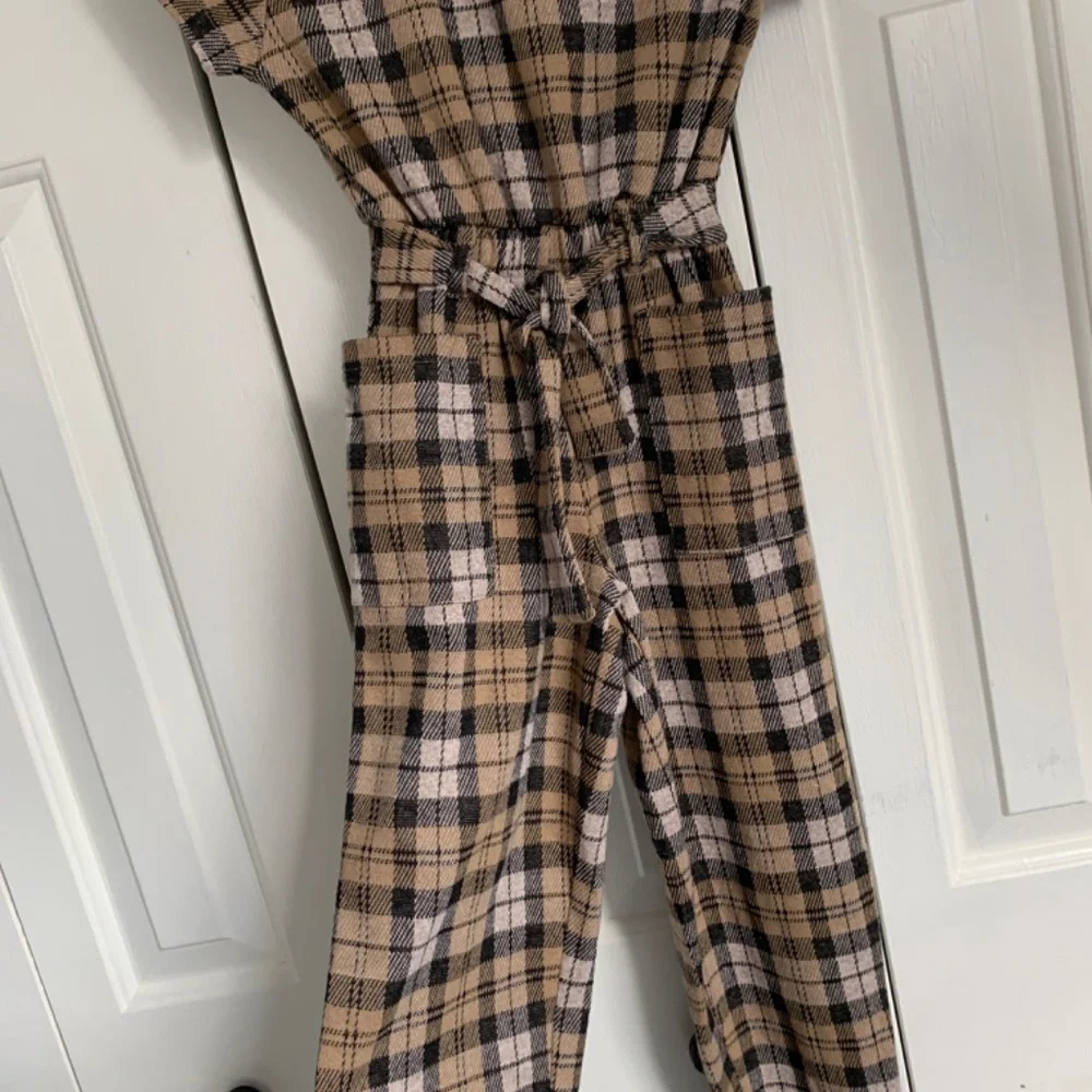 NWOT Zara plaid jumpsuit - Picture 3 of 4